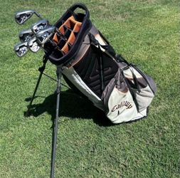 Callaway X20 irons and golf bag