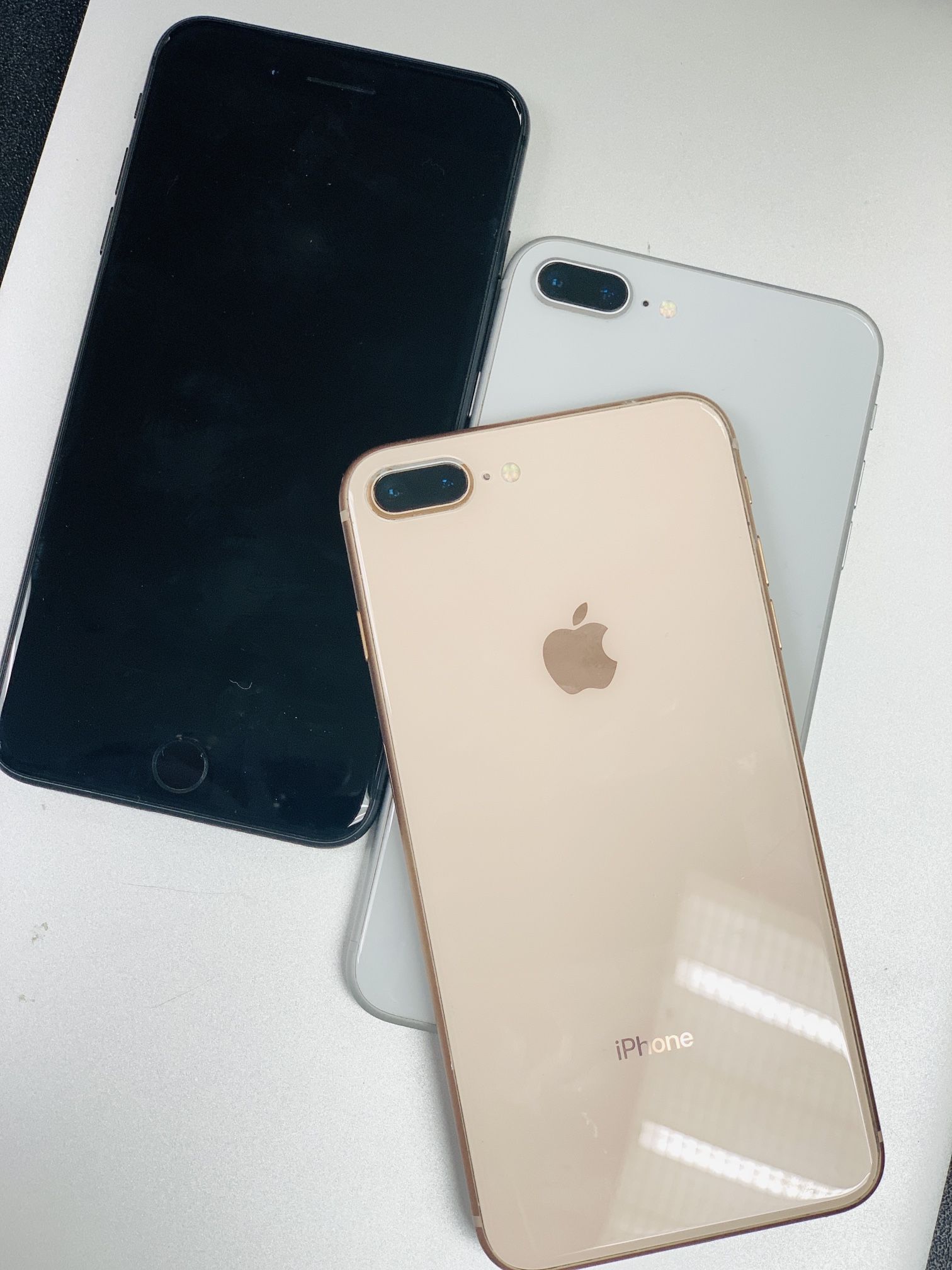Factory unlocked apple iphone 8 plus 64 gb , store warranty $210 each