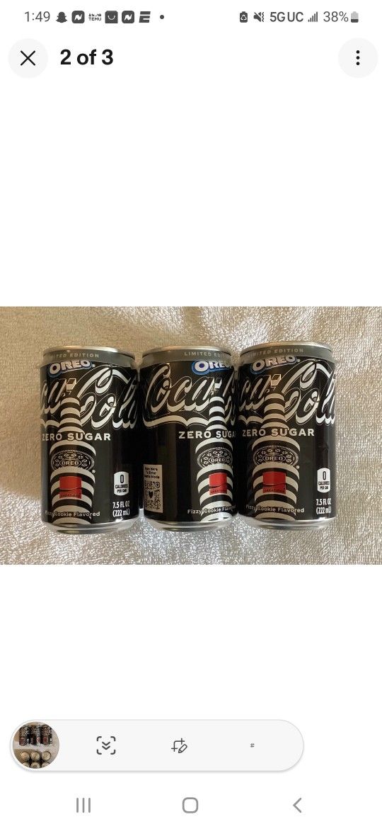 Coca-Cola x OREO Zero Sugar Limited Edition (5-Pack) - New and Unopened
