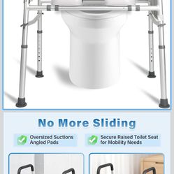 Heavy Duty Raised Toilet Seat.