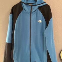 Mens The North Face Tekware Full Zip Fleece Hoodie Top Jacket Coat xxl