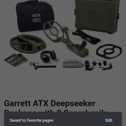Garrett ATX Deepseeker Metal Detector