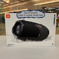 JBL Xtreme 4 Bluetooth Speaker New - Pay $5 today and the rest later!!