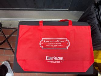 Ebenezer Scrooge Promo Bag SDCC Johnny Depp