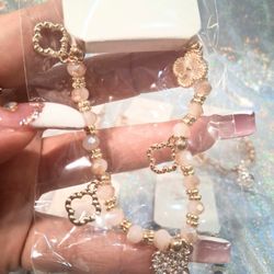 New Clover Rhinestone Bracelets - $3 Each
