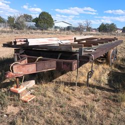 Highboy Flatbed Heavy Duty Trailer