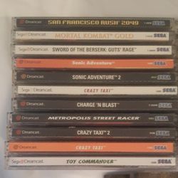 Sega Dreamcast Games PLEASE READ