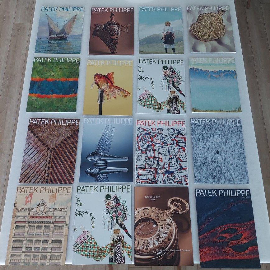 16 X PATEK PHILIPPE Magazines