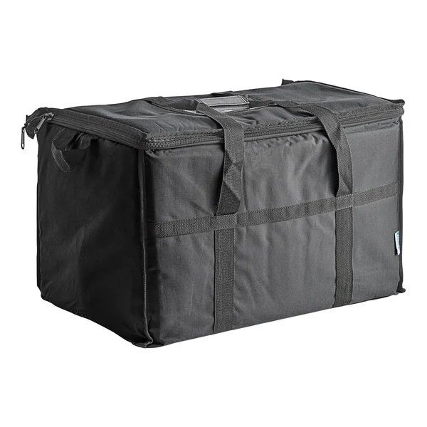 Choice Black Large Insulated Nylon Cooler Bag (Holds 72 Cans)
