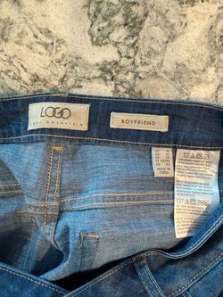 Logo Lori Goldstein boyfriend jeans sz 8