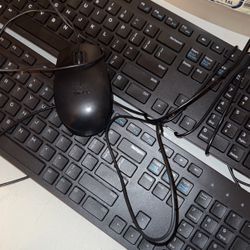 Dell Keyboard & computer, mouse