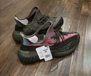NEW Adidas Yeezy boost 350 V2 Black Yeziel // yeizeil Mens US Size 12