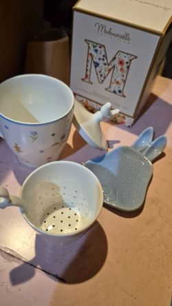 Mademoiselle Collection Ladies Boutique Tea Cup Mug Coffee