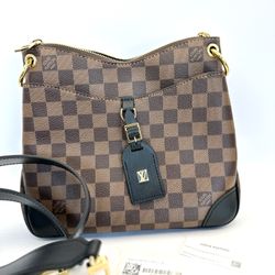 AUTHENTIC LOUIS VUITTON Odeon PM bag (Damier Ébène)