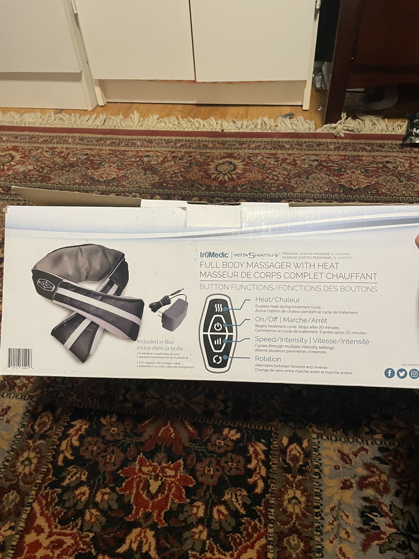 Shiatsu Neck and Back Massager with Heat,Electric Shoulder Massager for Pain Relief Deep Tissue,3D Kneading Massage with Cloth Cover Easy to Clean Bes