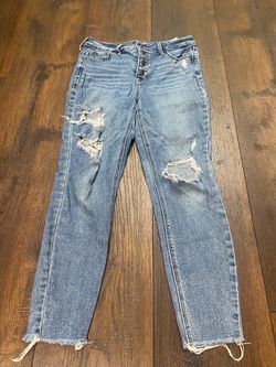 Women’s blue jeans rockstar high rise super skinny by old navy #13