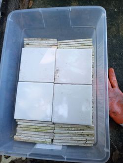 White tile