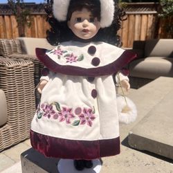 Victorian Collection Genuine Porcelain Doll by Melissa Jane, Limited Edition