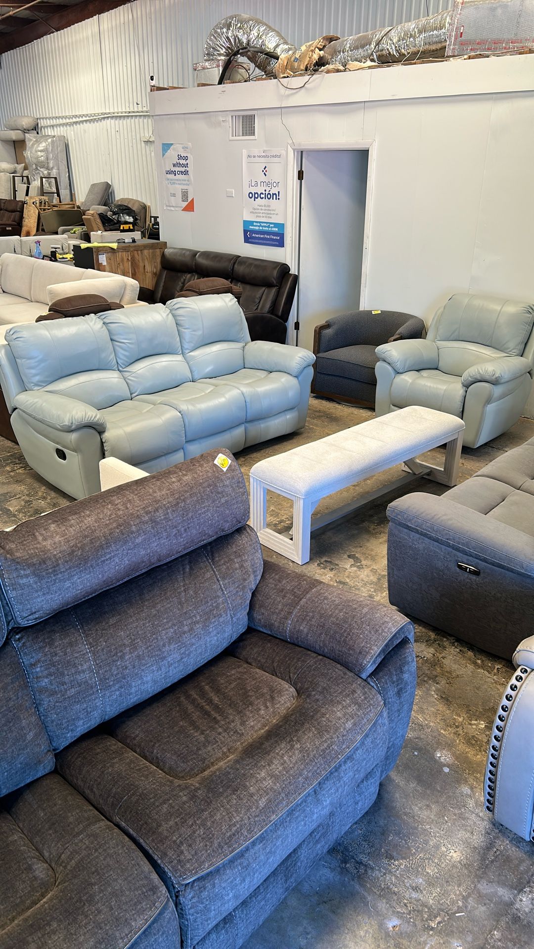 Mint Manual Reclining Set