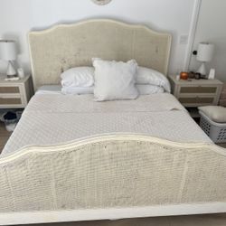 King Size Shabby Chic Restoration hardware Bed Frame