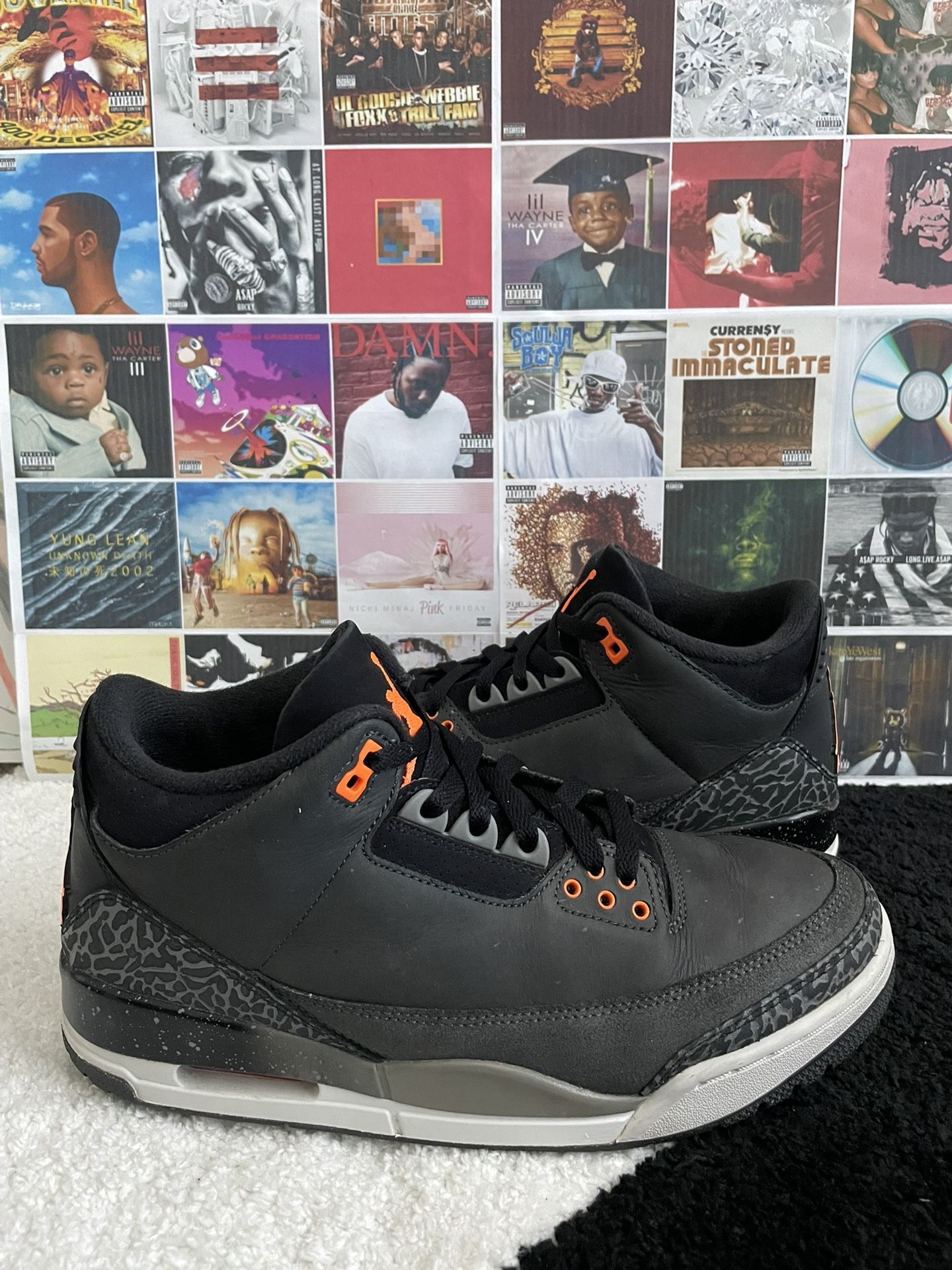 Jordan 3 Fear 2025 Pair size 9