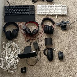 Gaming Headsets, Keyboards, Webcams, Mice And More