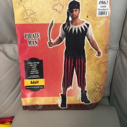 Halloween Costume - Pirate man ADULT