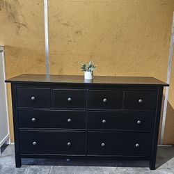 Black IKEA Hemnes Dresser 