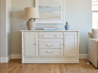 Faux Bamboo Credenza / Buffet