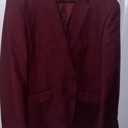 Maroon Suit Jacket