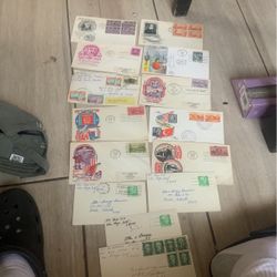Antique Postcards Letters In Mail