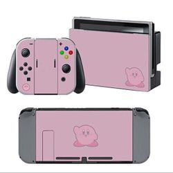 Kirby Skin Cover For The Nintendo Switch New✨