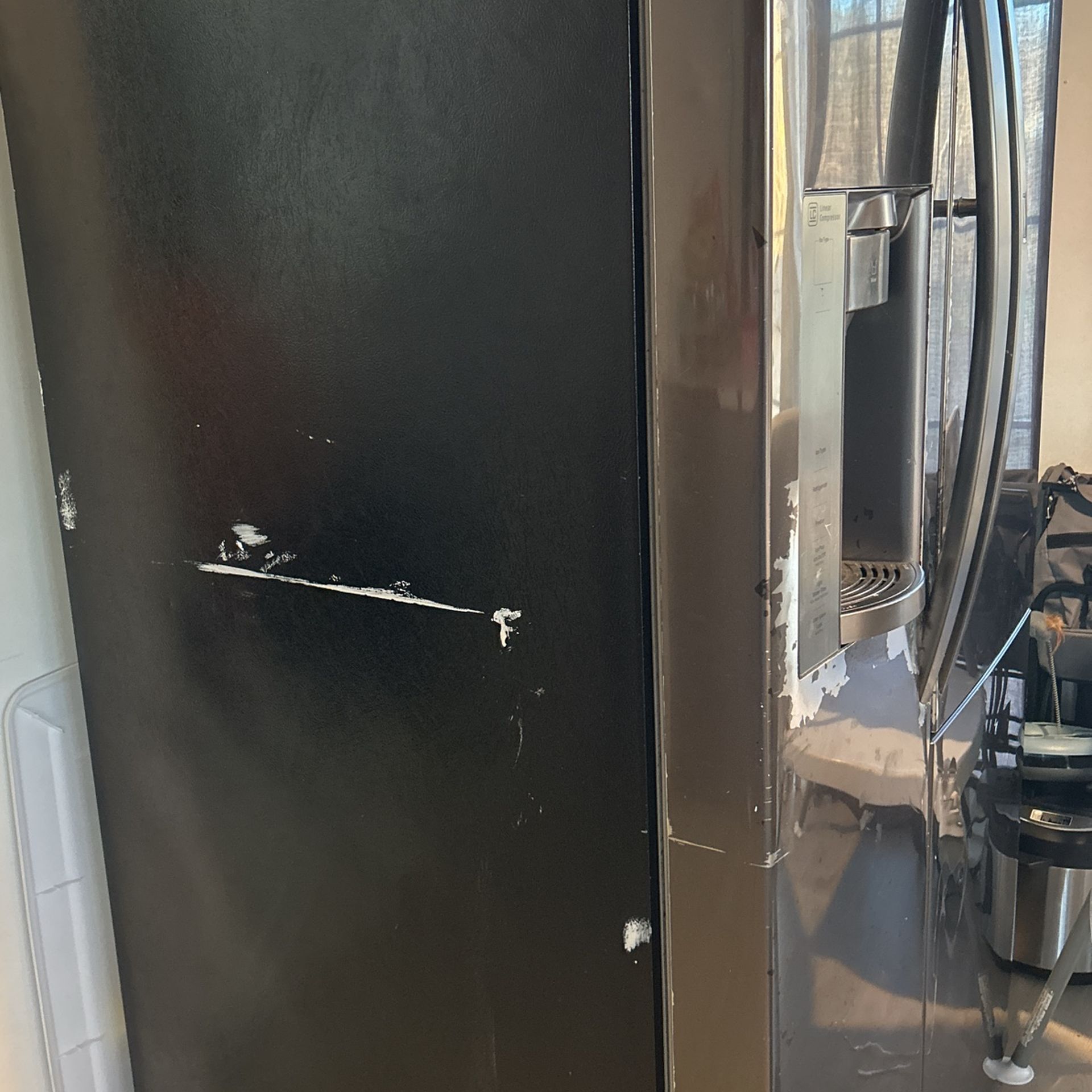 LG Black Stainless Steel Side By Side Refrigerator