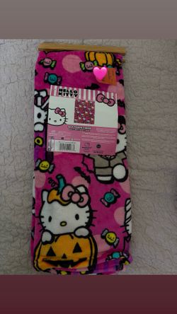Toddler Hello Kitty Halloween Blanket
