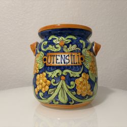 Sur La Table Ceramic Utensil Holder Italy