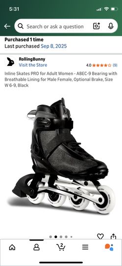 Rollerblades Women Size 8
