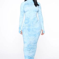 Want To Be Me Tie Dye Maxi Dress