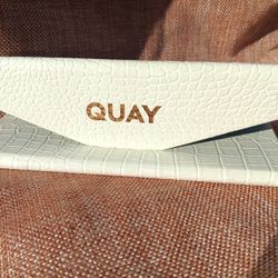 Quay Australia Brand Trifold Embossed Sunglasses Holder