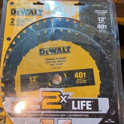 12” Dewalt Circular Saw Blades 