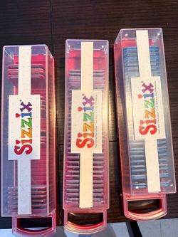 Sizzix alphabet sets