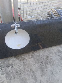 Freeee!!!! Black Granite Vanity Top with Undermount Sink