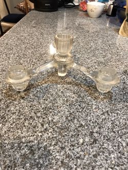 Glass Candle holder for 4 candles