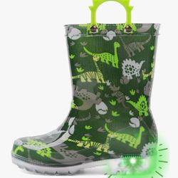  Toddler Lightwight Waterproof Rain Boots Light 