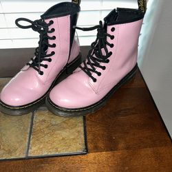Pink Dr. Martens 