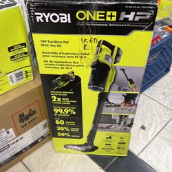 Ryobi 18v Cordless Pet Stick Vacuum Tool Only No Battery No Charger 