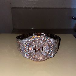 Diamond/moissisnte AP watch 