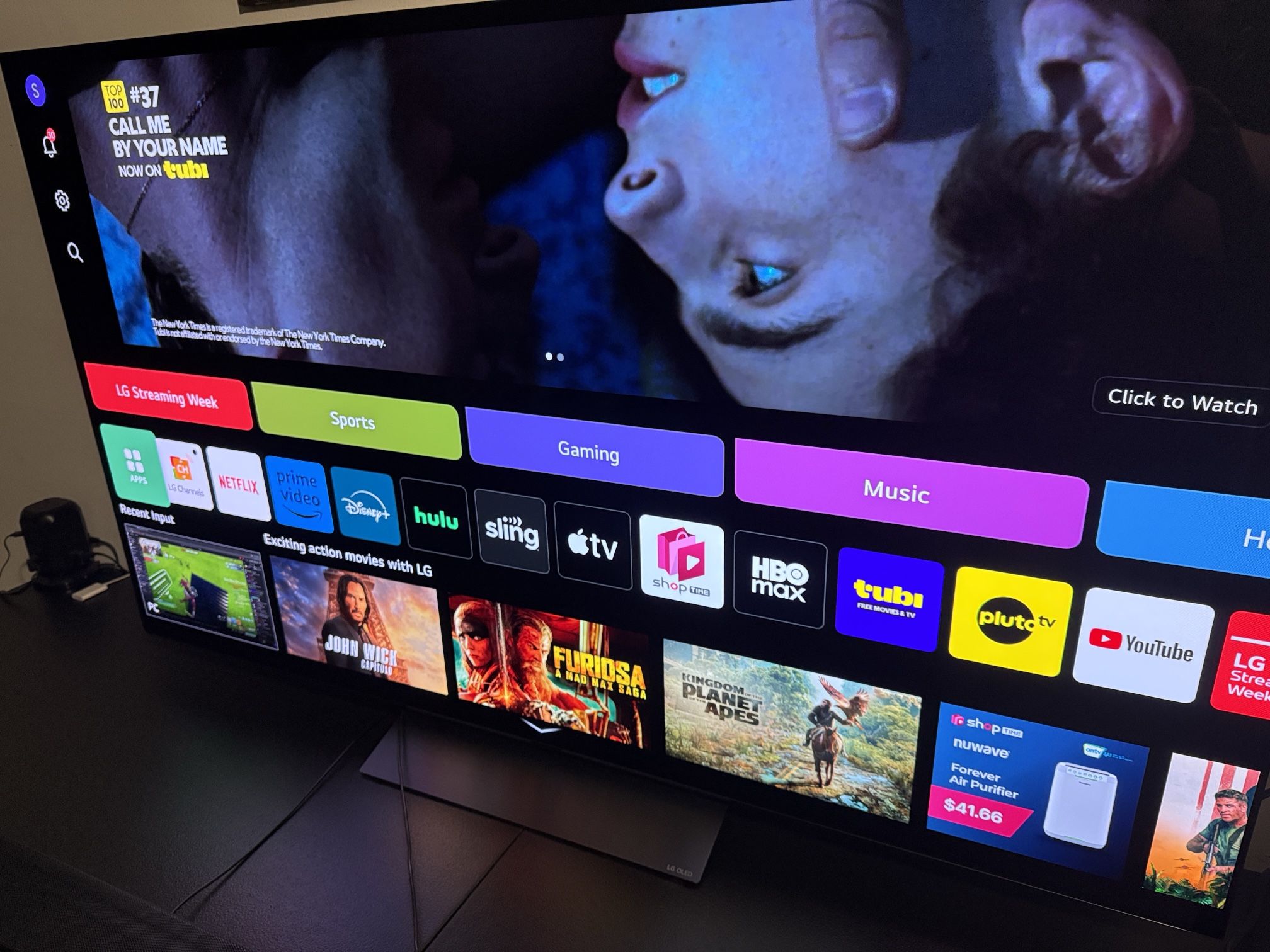 LG C2 65 Inch TV
