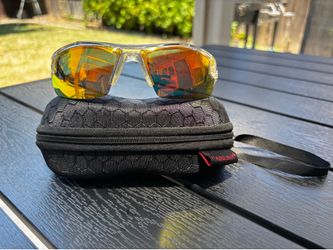 Under Armour UA Igniter 2.0 Cycling Wrap Sunglasses Gold Mirror Clear UV400