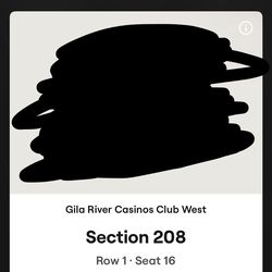 Bruno Mars concert ticket