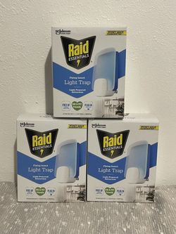Raid Light Trap for Flying Insects $9 each or all  $20